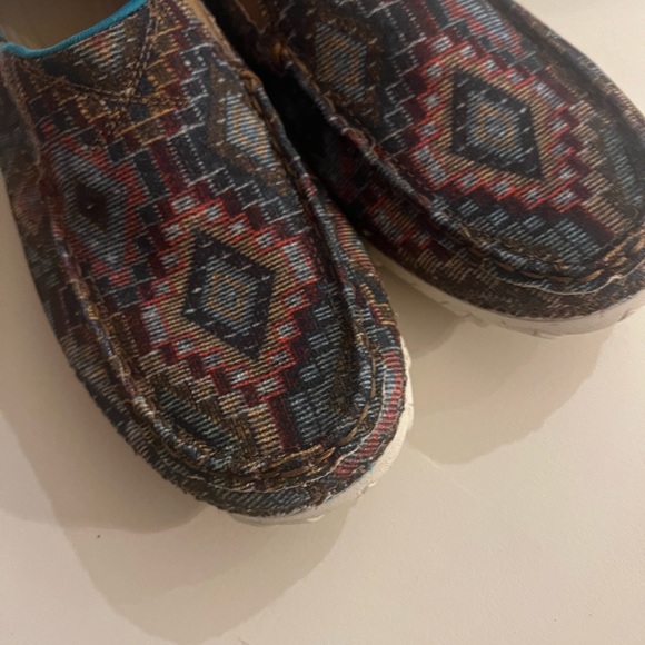 Twisted X Women's Zero-X Slip-On Shoes - Moc Toe Tan 10 Medium Blue Tan Comfort - Picture 7 of 11